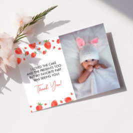 Bär Första Födelsedags Foto Tackkort Inbjudningar