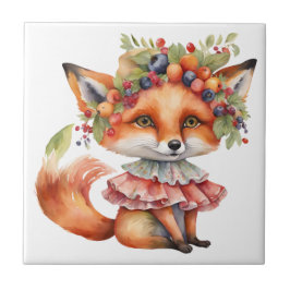Bär Fox Blossom Kakelplatta