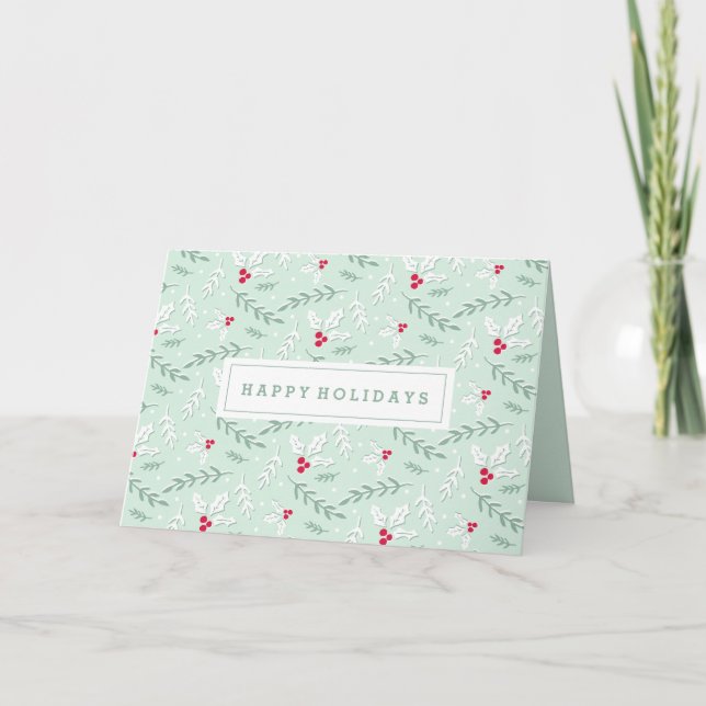 Bär & grenar | Julhälsningar kortet Helgkort (Framsida)