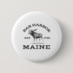 Bar Harbor Maine Älg Vandring Utomhus Acadia Nati Knapp