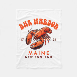 Bar Harbor Maine New England Resa Roligt Bar Harb Fleecefilt