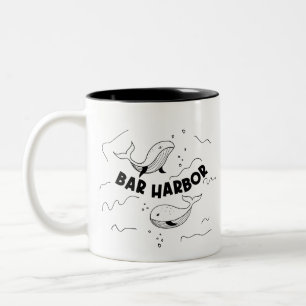 Bar Harbor Maine Valar Två-Tonad Mugg