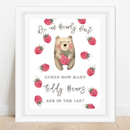 BAR - Hur många nallar finns i burk? Poster