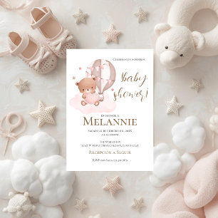 Bär inbjudan till spansk babyvisningsprogram