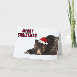 Bär julkort helgkort