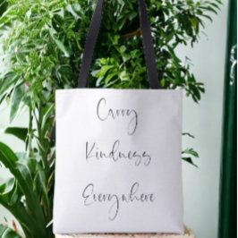 Bär Kindness överallt, skript inspiration Tygkasse
