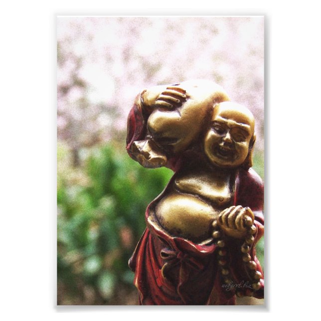 Bär Ladda Buddha-foto Fototryck (Framsidan)