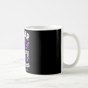 Bär lila för mormor lupus medvetenhets månad kaffemugg