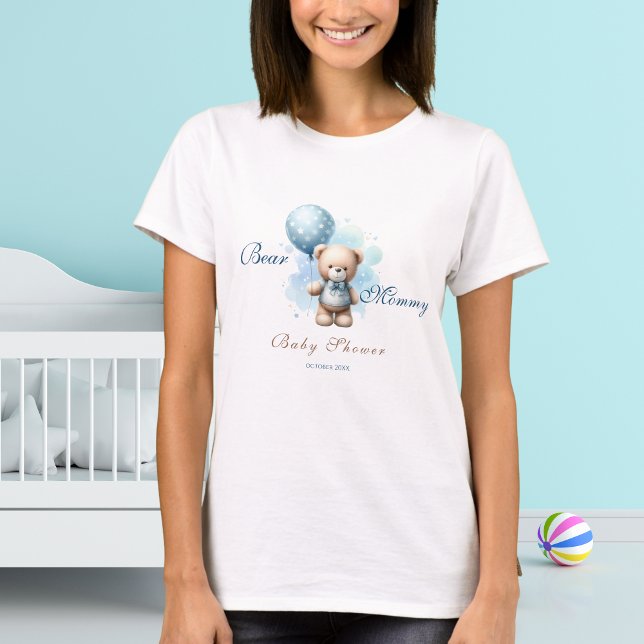 Bär Mammans vattenfärgsskugga för Nalle för babykl T Shirt (Skapare uppladdad)