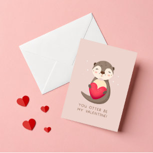 Bär min valentine Punny Cute Kids Valentine Helgkort