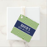 BAR MITZVAH enkel modern geometrisk marin grön Gåvor Etiketter<br><div class="desc">av kat massard >>> https://linktr.ee/simplysweetpaperie <<<
En enkel,  personlig etikett precis rätt för presentkort till din speciella fest.</div>