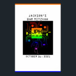 Bar Mitzvah-evenemang Anpassad logotyp  Poster<br><div class="desc">Denna design kan anpassas i det angivna området genom att byta foto och/eller text. Eller så kan den anpassas ytterligare genom att klicka på "Anpassa denna mall" och sedan välja alternativet "klicka för att anpassa ytterligare" och ta bort eller ändra bakgrundsfärgen, lägga till text, ändra textfärg eller stil, eller ta...</div>