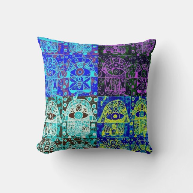 Bar Mitzvah Give-A-Way : Hamsa Kudde (Framsida)