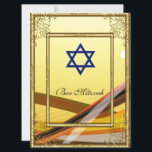 Bar Mitzvah-inbjudan Guld 2 Inbjudningar<br><div class="desc">Bar Mitzvah-inbjudan Bar Mitzvah-tjänst Inbjudan Judisk pojke,  bar mitzvah,  torahrulle,  Davidsstjärna,  ritual,  torah,  gudstjänst,  judisk,  shabbat,  shabbos,  sabbat,  bar mitzvah bat mitzvah bekräftelse 13 judendom judisk judaica Judendom Judaic jude,  judiska övergångsriter Bar Mitzvah,  Bat Mitzvah och bekräftelse. haftarah,  aliyah,  välsignelse shabbatstjänst,  rabbiner,  synagoga, </div>