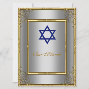 Bar Mitzvah-inbjudan Inbjudningar