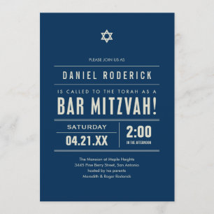 Bar Mitzvah Inbjudningar i stor stil