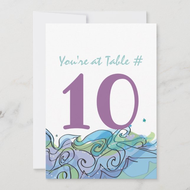 Bar Mizwa-inbjudan för Beachy Ocean Bar svarskort Inbjudningar (Framsida)