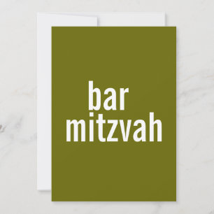 Bar- och Bat Mitzvah-kunngöranden & Inbjudningar