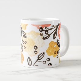 Bär och Blommigt Jumbo Mugg