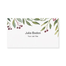 Bär och grenar akvarell elegant