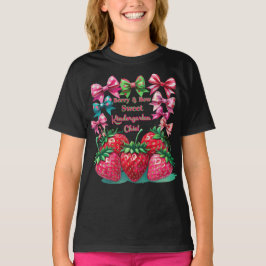 Bär och söt bow förskoledesign t shirt
