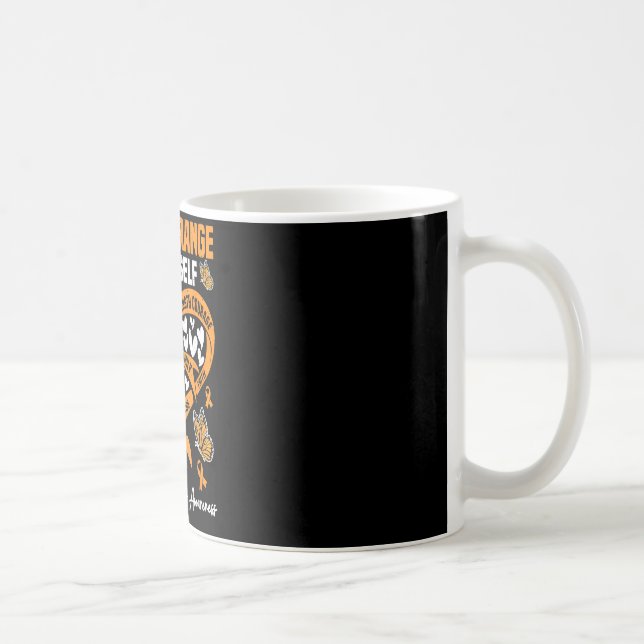Bär Orange MS Warrior Multipel Skleros Kaffemugg (Höger)