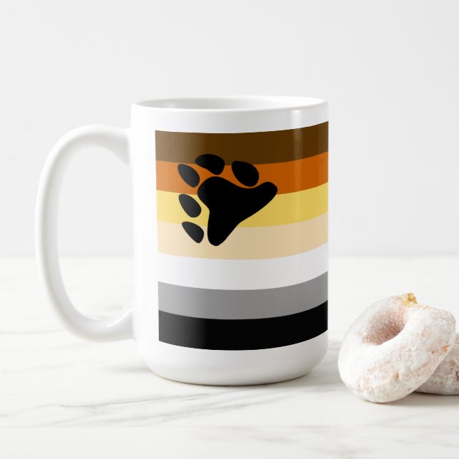 Bär Pride, Flagga Kaffemugg (Med munk)