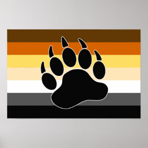 Bär Pride, Flagga Poster