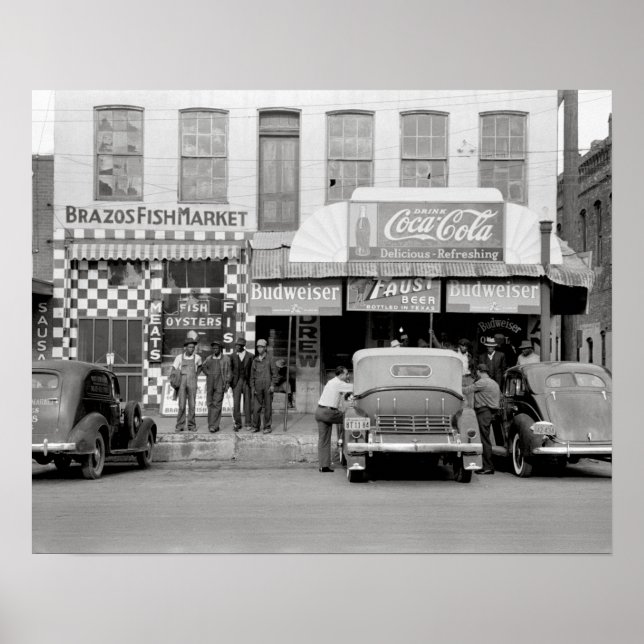 Bar & Restaurang, 1939. Vintagefoto Poster (Framsidan)