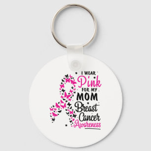 Bär Rosa För Min Mamma Bröstcancer Medvetenhet Kvi Nyckelring