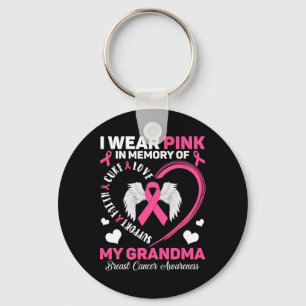 Bär Rosa Till Minnes Av Min Mormor Bröstcancer Aw Nyckelring