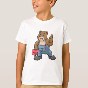 Bär som hantverkare med Verktyg box T Shirt