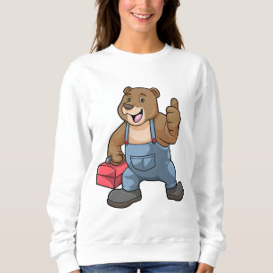 Bär som hantverkare med Verktyg box T Shirt