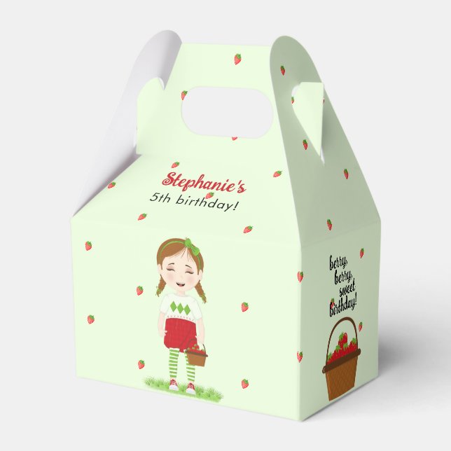 Bär Söt Födelsedag  Presentaskar (Baksidan Sidan)