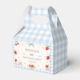 Bär Söt Jordgubbs Födelsedag Presentaskar