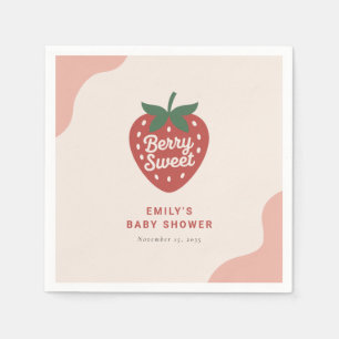 Bär Söt Söt Bebis Babyshower Pappersservett