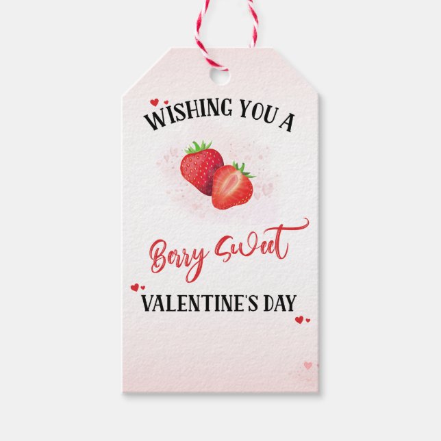 Bär söta presentkort valentine dagskort presentetikett (Framsidan)