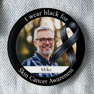 Bär svart för medvetenhet om hudcancer knapp