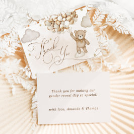 Bär Tack för att visa babyvisningsprogram för Gend Kort