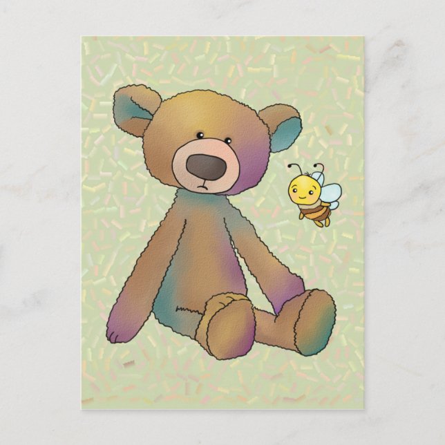 Bär und Biene Vykort (Framsida)