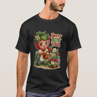Bär upptagen idag Söt jordgubbsodlare T Shirt