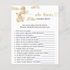 Bär Vem vet vad pappa spelar bäst