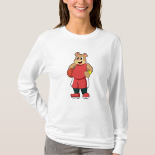 Bär vid basketsporter t shirt