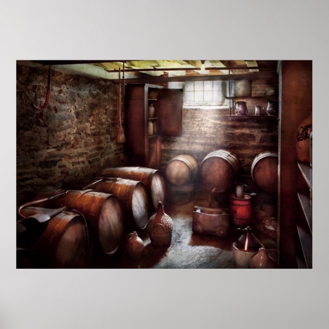Bar - Vin - Vinkällaren Poster (Framsidan)