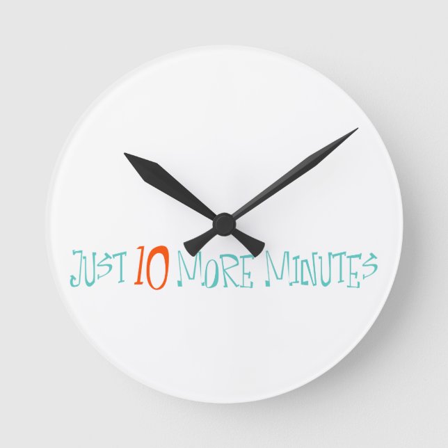 Bara 10 minuter till rund klocka (Framsida)