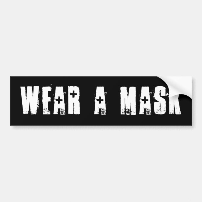 BÄRA A MASK BILDEKAL (Framsidan)