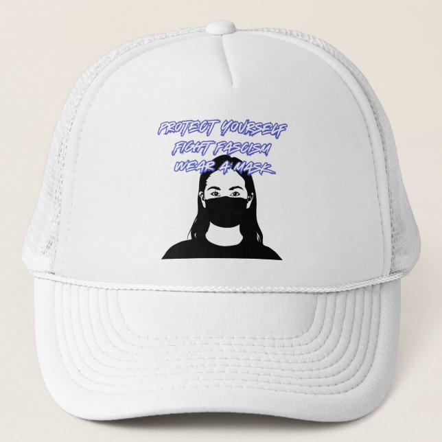 Bära a Mask Graffiti Stil Keps (Framsida)