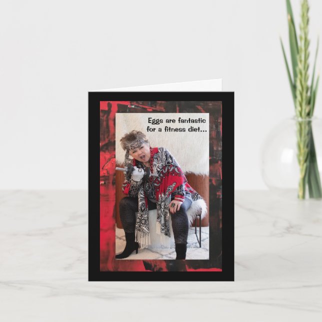 Bara ägg eller något annat Viktkort Kort (Framsida)