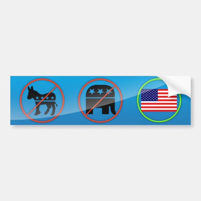 Bara amerikaner bildekal (Framsidan)