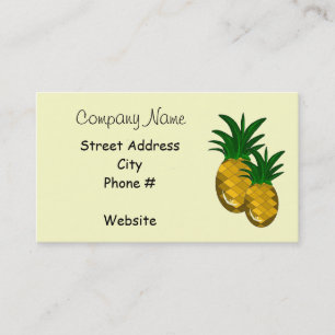 Bara Ananas Visitkort